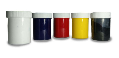 Kit De 5 Pigmentos De 50gr En Colores Basicos Para Epoxicos