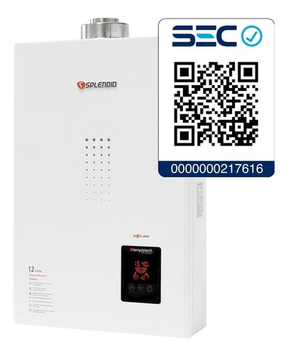 Calefont Splendid Templatech Full Control Solar / 12 Litros