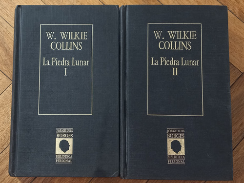 Wilkie Collins La Piedra Lunar/ Dos Tomos/ Tapa Dura/ Mb Est