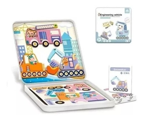 Juego De Rompecabezas Magnético Para Niños Montessori Puzzle