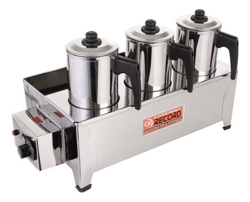 Esterilizador 3 Bules Café E Leite Inox Com Termostato 220v