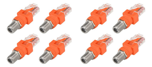 Adaptador Coaxial A Ethernet, Paquete De 8 Unidades, Coaxial