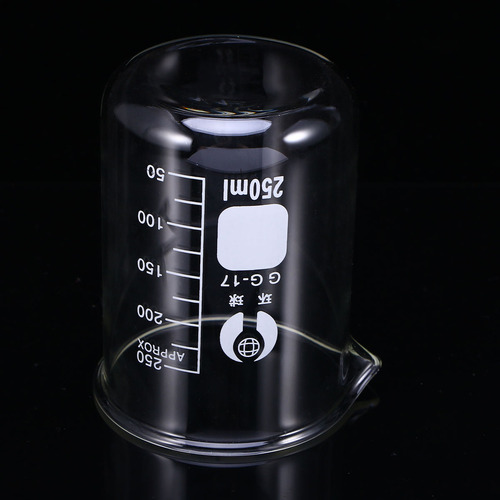Vaso De Vidrio De 250 Ml, Graduado De Primera Calidad, Medid