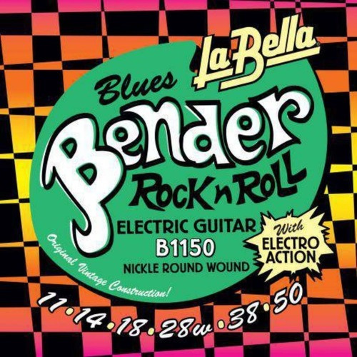 Encordoamento La Bella Guitarra Blues Bender 11-50