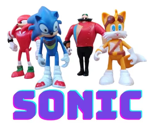 Kit Bonecos Sonic Coleção Clássica 3440