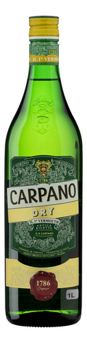 Vermute Dry Carpano Garrafa 1l