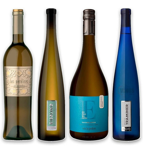 Vino Albariño + Riesling + Sauvignon Blanc + Gewurztraminer