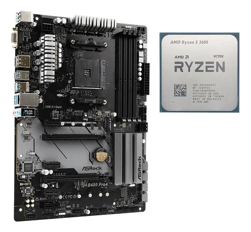 Amd ryzen 5 3600 usado hot sale