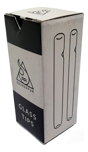 4 Piteiras Vidro Longa Glass Tips 6mm E 5mm Bocal Redondo