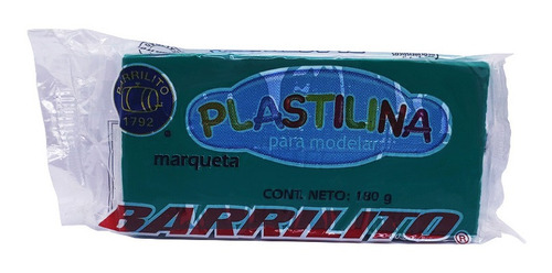 Plastilina En Barra Barrilito Marqueta Vo180 Verde Olivo