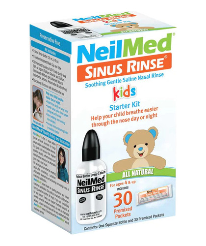 Kit De Inicio Neilmed Sinus Rinse Niños 30pz