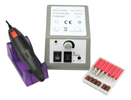Set Torno Profesional Para Uñas Acrilicas Manicure Pedicure