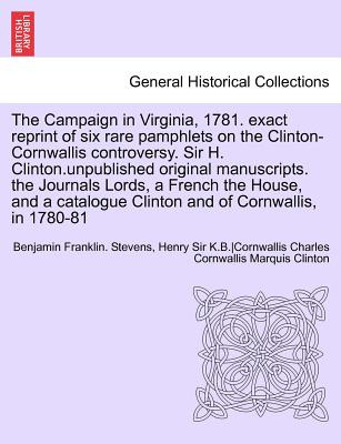 Libro The Campaign In Virginia, 1781. Exact Reprint Of Si...