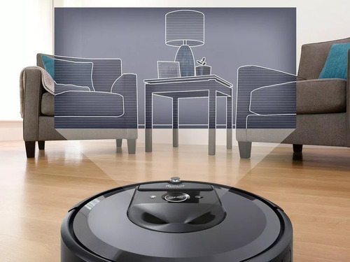 Aspiradora robot iRobot Roomba I7+ negra 220V