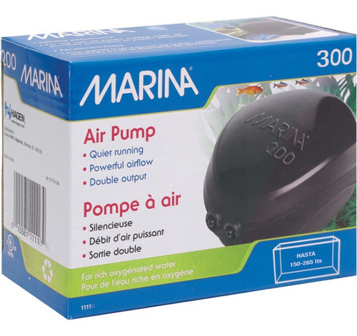 Imagen 2 de 10 de Bomba De Aire Para Acuario Marina 300 + Delivery