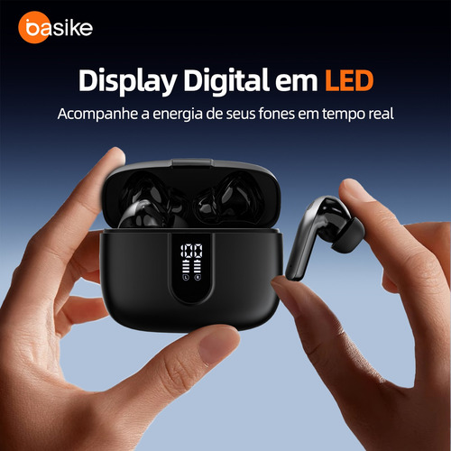 Fones De Ouvido Bluetooth Sem Fio Tws Hifi Com Led Digital