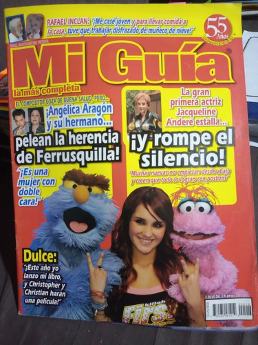 Dulce Maria En Revista Mi Guia Rbd Angelica Aragon 2007
