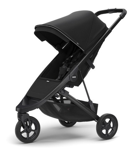 Carrinho De Bebê Spring Black/midnight Black - Thule Cor Preto