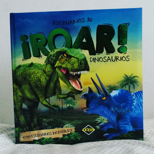 Roar Dinosaurios - Libro Con Escenarios 3d 