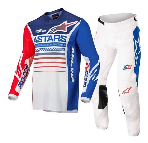 Conjunto Motocross Alpinestars Mx - Racer Compass - 22