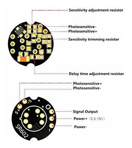 Sr602 Modulo Detector Movimiento 3 Unidade Sensor Piro Yt