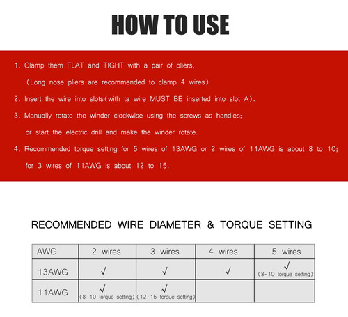Wire Twisting Tool Wire Stripper And Twister For Stripping