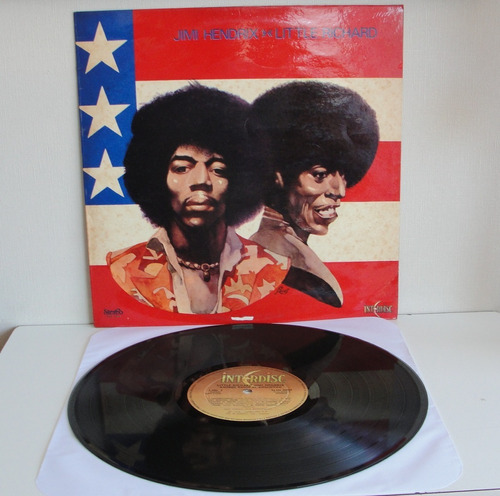 Vinilo Lp - Little Richard Y Jimi Hendrix Amigos Nm Laminado