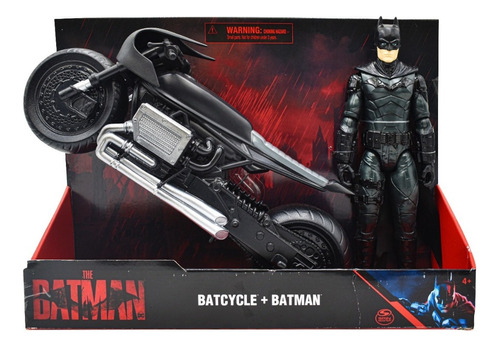 The Batman Batcycle + Batman 29cm Spin Master Cd