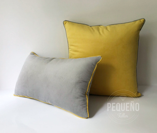 Almohadones Con Funda De Pana 50x50 Cm Pequeño Taller