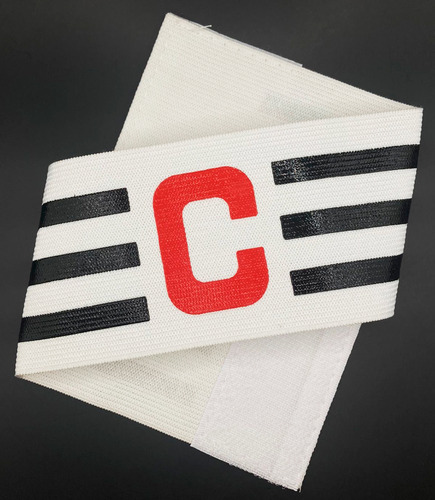 Braçadeira Faixa De Capitão Futebol Tricolor Ajustável
