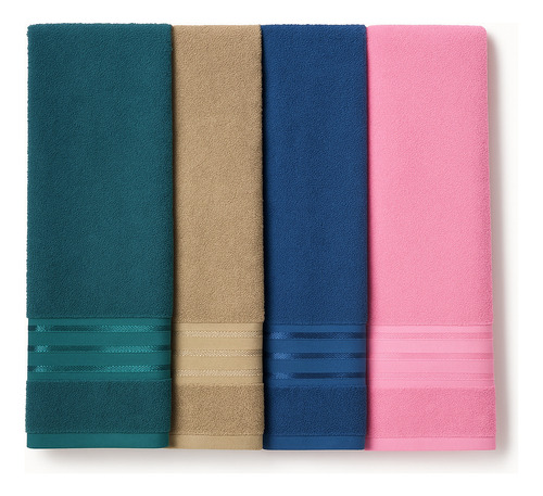 Toalha Banho Algodão Margex 130x69 Macia Resistente Durável