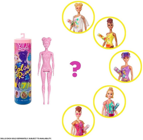 Muñeca Barbie Color Reveal Sorpresa Serie Verano Original