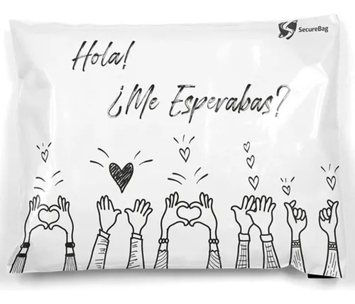 500 Sobres Bolsas Ecommerce  Diseño  Nº 0 - 15x22 Inviolable