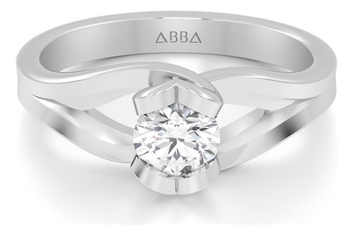 Anillo De Compromiso Moissanita Oro 18k Venus Abba Joyas