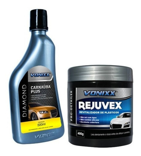 Cera De Carnauba Plus Revitalizador Plastico Rejuvex Vonixx