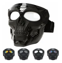 Comprar Mascara Skull Careta Casco Tactico Gotcha Tapa De La Cabeza
