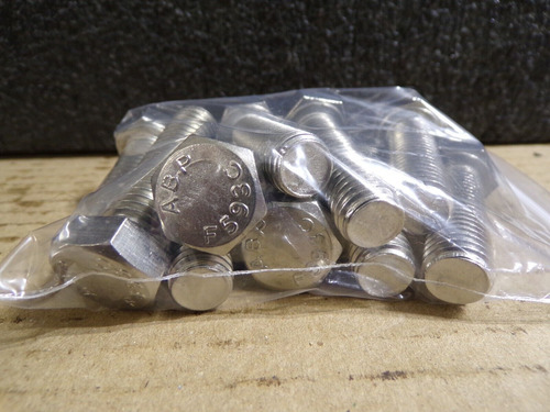 10pk Hex Cap Screws, Fully Threaded 1/2-13x1-3/4, 304-un Ddc