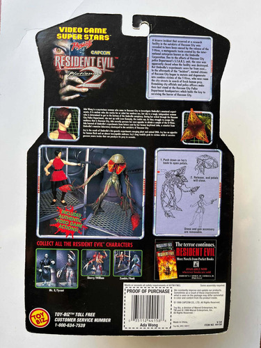 Ada Wong, Ivy Resident Evil 2 Toybiz Capcom 1998 (Usado)