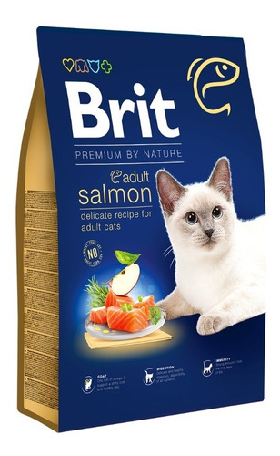 Alimento Europeo Para Gato Brit Premium Salmón 8k