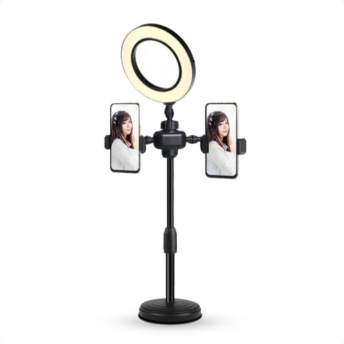 Aro Luz Led Con Pinza Para Mesa Selfie Soporte Telefono-otec