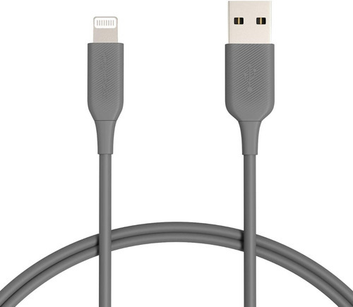 Cable Lightning A Usb - Amazon Para iPhone iPad - Mfi 90cm Color Gris