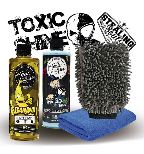 Toxic Shine | Kit Combo Lavado | Básico #07 | Shampoo + Cera
