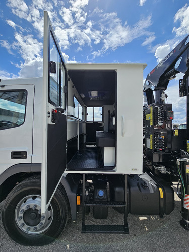Caminhão Mb Atego 1719 Cabine Itec Munck Argos Agi20.5 2025
