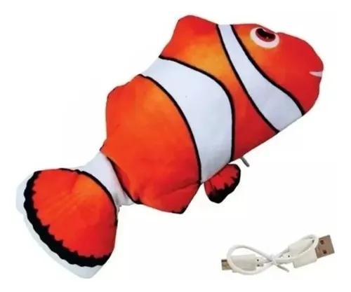 Pez Juguete Para Gato Electronico Pescado Pez Robotico Nemo