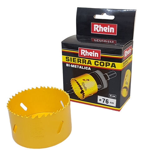 Sierra Copa Bimetalica 76mm Rhein Para Metal Y Madera