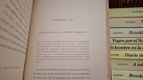 Las Multitudes Argentinas. 1a Edición José M. Ramos Mejía 50 (Usado)