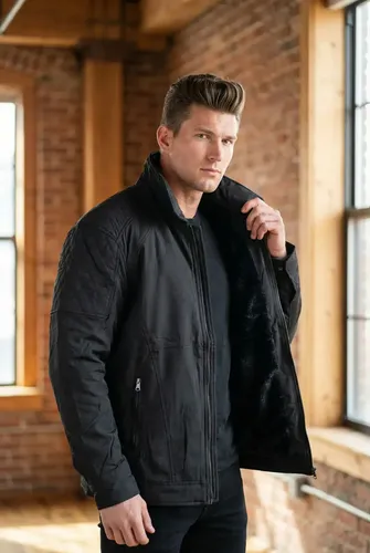 Jaqueta Sarja Plus Size Forrada Masculina Masculino Inverno