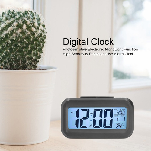 Despertador Digital Led De Grande Display Eletrônico