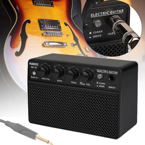 Amplificador De Guitarra Mini Altavoz De Guitarra Eléctrica