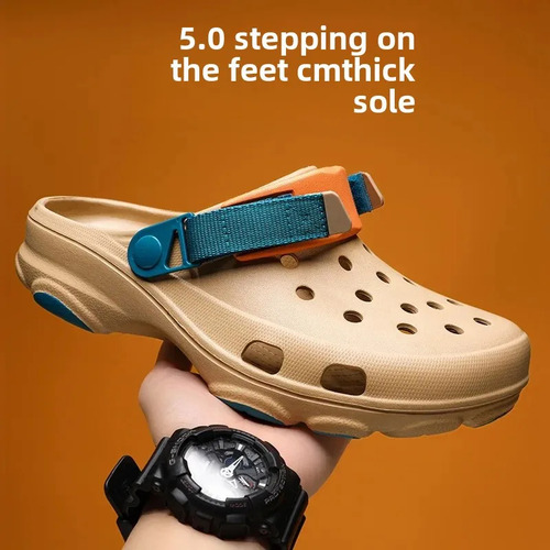 Sandalias De Playa Coconut Hole De Estilo Coreano Para Hombr
